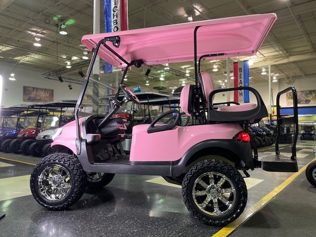 Custom Pink Club Car Build - Golf Cars of Houston