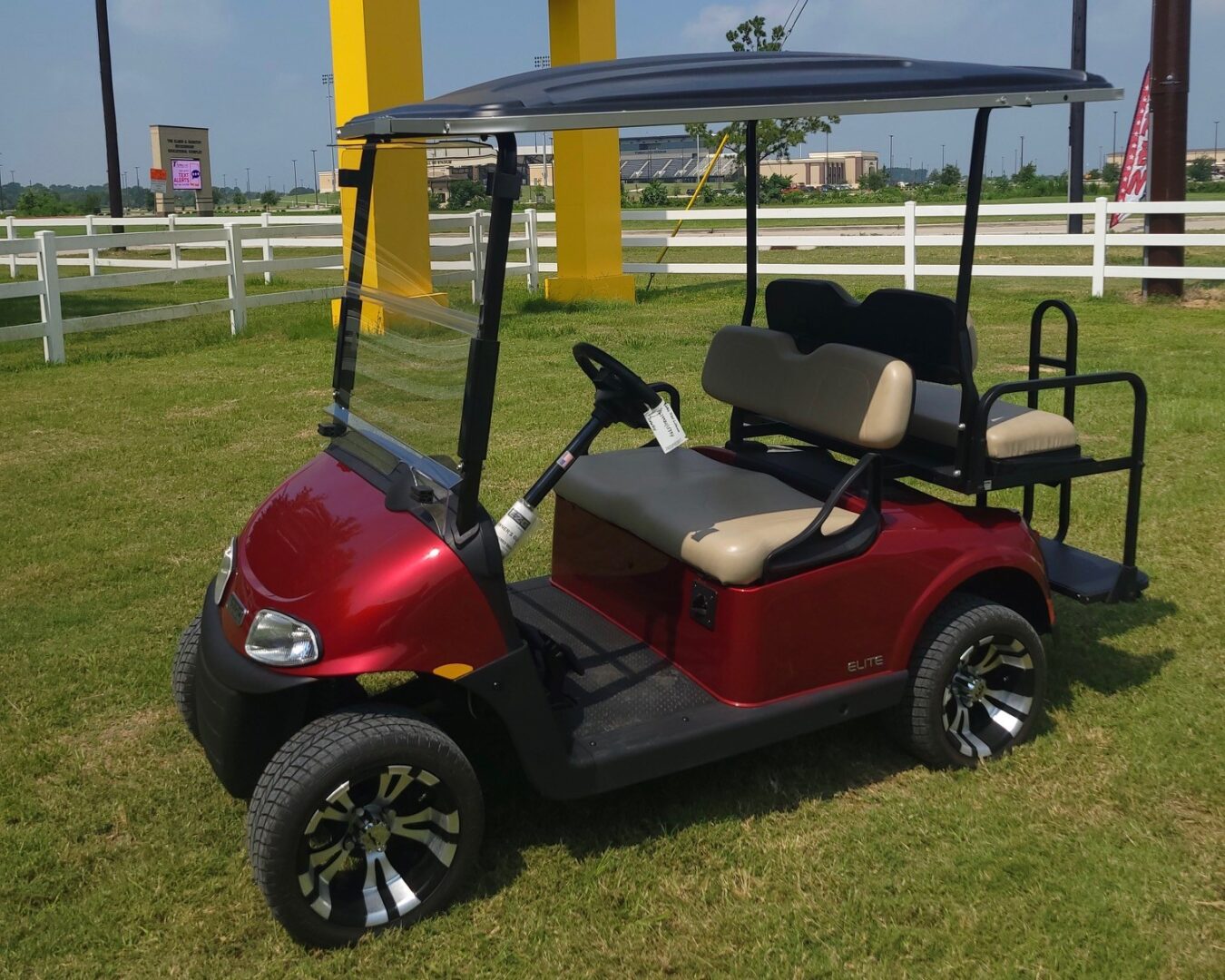 Inferno Red Ezgo Rxv Elite Golf Cars Of Houston