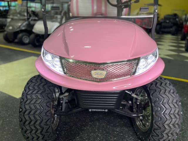 Custom Pink Club Car Build - Golf Cars of Houston